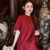 bộ cách tân nữ tay ngắn khuy chéo bode (2)