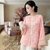 Bộ cách tân nữ lụa gấm kim tuyến bode (1)